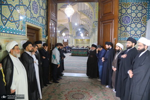 مراسم تشییع و خاکسپاری آیت الله نورالله شاه آبادی(ره) در قم