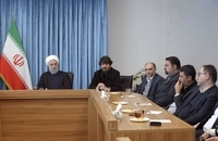 دیدار جمعی از جوانان فعال سیاسی و رسانه‌ای با حسن روحانی (3)