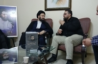 دیدار سید علی خمینی با فرزند شهید سید عباس موسوی در لبنان (3)