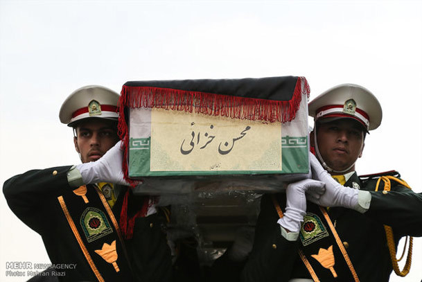 گزارش تصویری/ تشییع پیکر شهید محسن خزایی