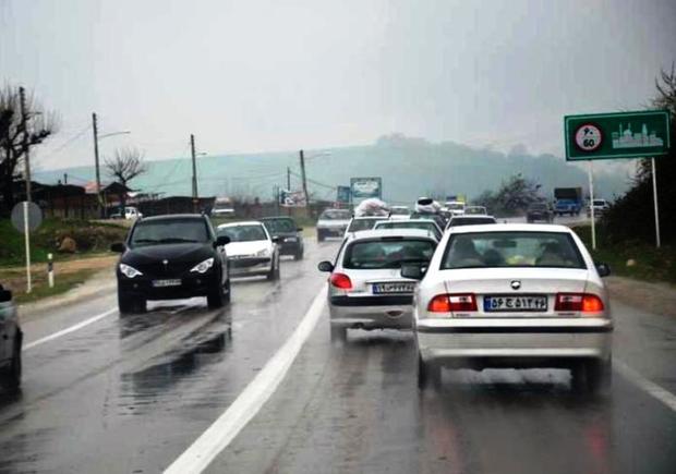 باران موجب لغزندگی برخی جاده های خراسان رضوی شد