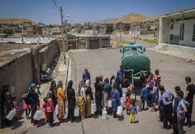 منابع تامین آب شرب روستای امیرآباد کیار خشک شد  شروع آبرسانی سیار