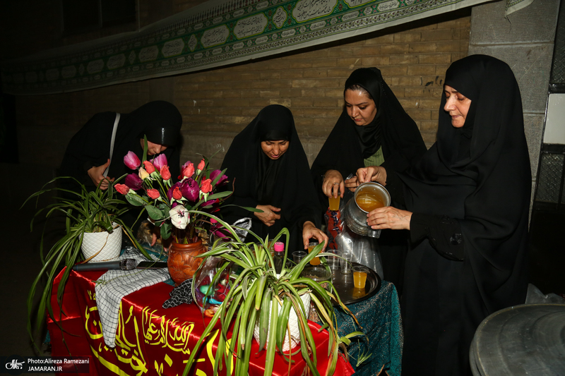 مراسم وداع با شهید گمنام در شهرک مسکونی رسالت