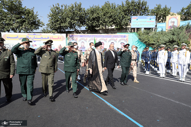 مراسم مشترک دانش‌آموختگی دانشجویان دانشگاه‌های افسری نیروهای مسلح با حضور رهبر معظم انقلاب