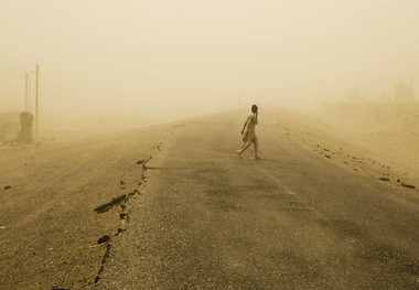 غلظت ذرات معلق در هوای زابل به 42 برابر حد مجاز رسید