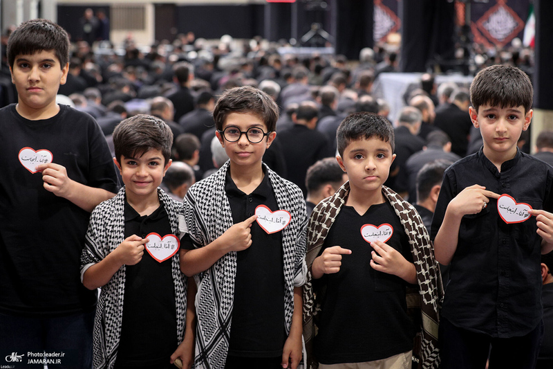 مراسم عزاداری شب تاسوعای حسینی در حسینیه امام خمینی