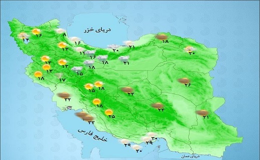 وزش باد شدید و احتمال تگرگ در پایتخت + جدول