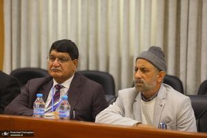 دیدار اساتید و روسای دانشگاه های کشورهای اسلامی با آیت الله العظمی جوادی آملی‎