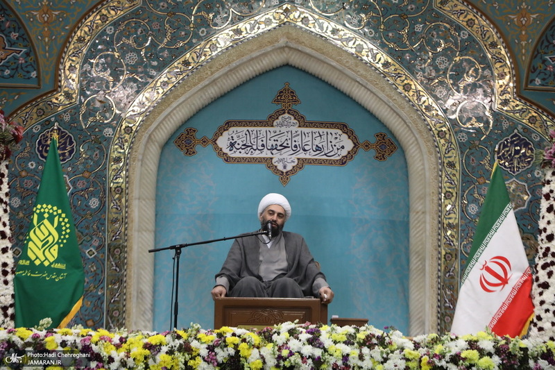 مراسم چهلم شهیدان لاریجانی در حرم مطهر حضرت معصومه (س)