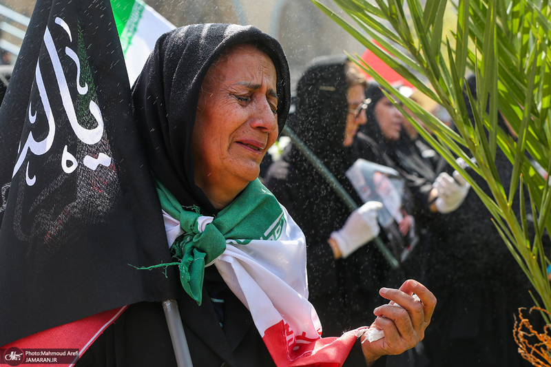مراسم وداع با رهبر شهید انقلاب در مصلی تهران -3