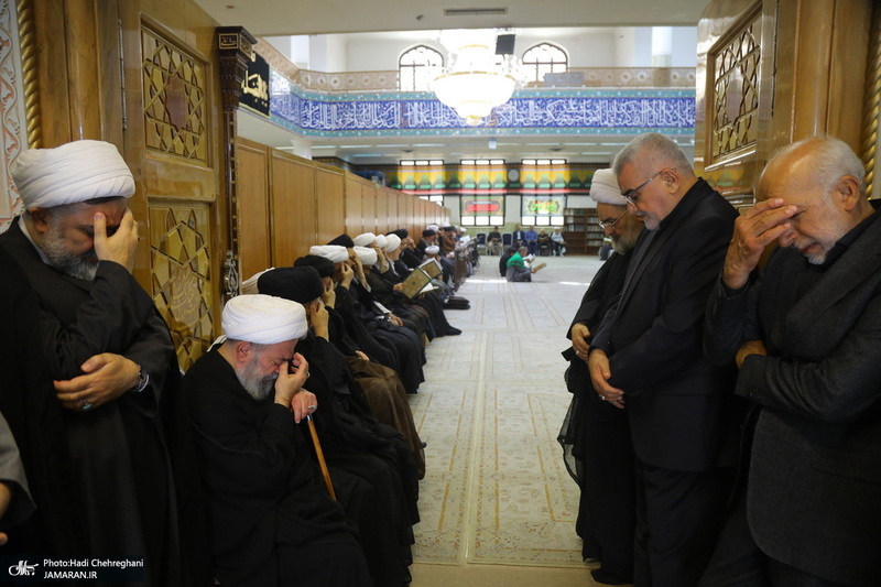 مراسم چهلمین روز درگذشت حاجیه خانم صدیقه بروجردی مادر شهید عیسی بروجردی