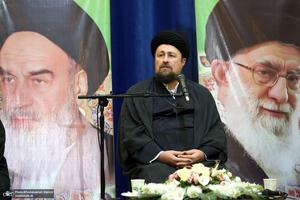 دیدار جمعی از نمایندگان پیروان ادیان الهی با سید حسن خمینی