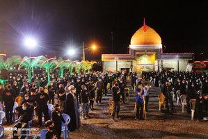 مراسم عزاداری شب چهارم محرم در بندرگز