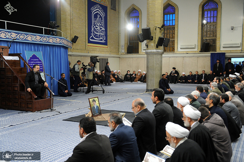 مراسم ترحیم و بزرگداشت آیت‌الله هاشمی شاهرودی(ره) با حضور رهبر معظم انقلاب