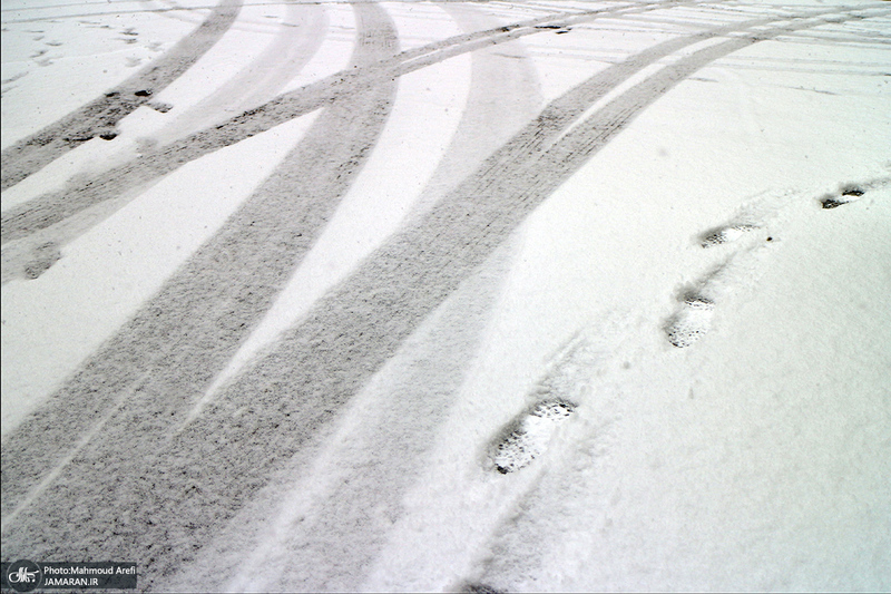 برف امروز تهران - 25 دیماه 1401