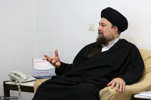 دیدار رئیس کمیته امداد امام خمینی با سید حسن خمینی