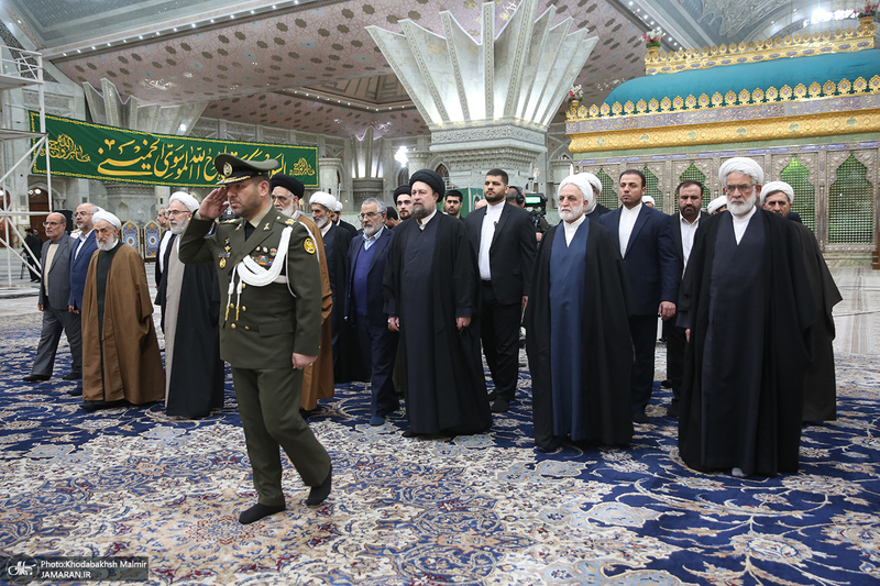 تجدید میثاق رئیس قوه قضاییه و مسئولان عالی قضایی با آرمان‌های حضرت امام (س)