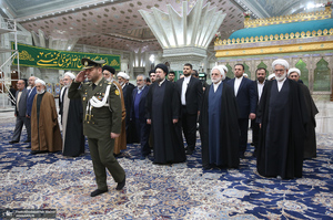 تجدید میثاق رئیس قوه قضاییه و مسئولان عالی قضایی با آرمان‌های حضرت امام (س)