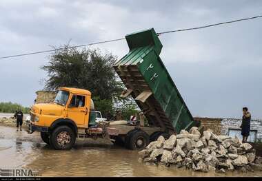 مقاومت 27 روستای بخش مرکزی اهواز در مقابل سیل ادامه دارد