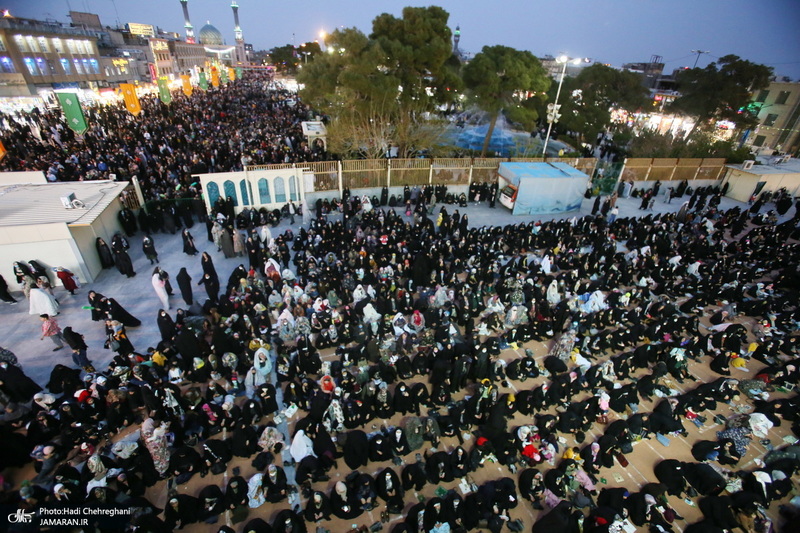 مراسم آغاز  سال 1401 در حرم کریمه اهل بیت (ع)‎