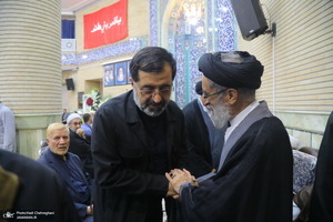 مراسم ختم مادر همسر آیت الله محمدجواد فاضل لنکرانی