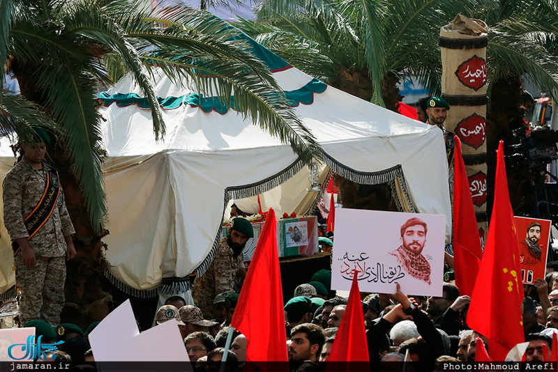 وداع باشکوه مردم تهران با شهید محسن حججی