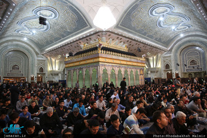 مراسم احیاء شب بیست و یکم ماه مبارک رمضان درحرم مطهر امام خمینی (س) 
