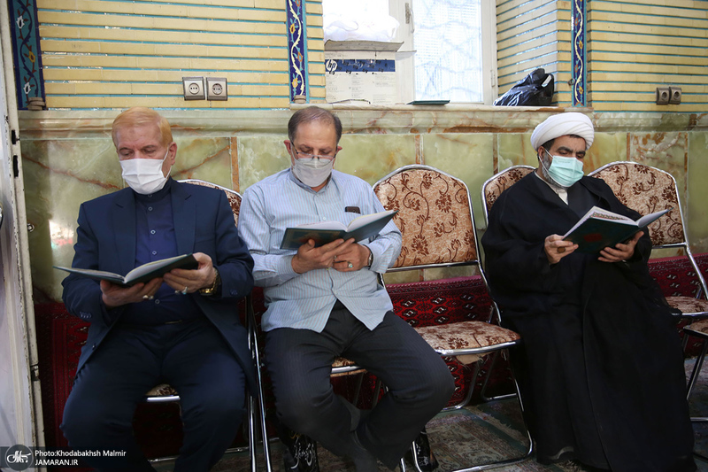 مراسم ختم مرحوم حاج محمد کمساری در قم -1