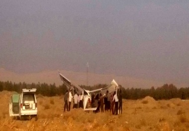 سقوط هواپیمای سبک در شهر گلبهار خراسان‌رضوی