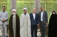 رئیس اتحادیه علمای جعفری ترکیه با آیت‌الله سید حسن خمینی دیدار کرد