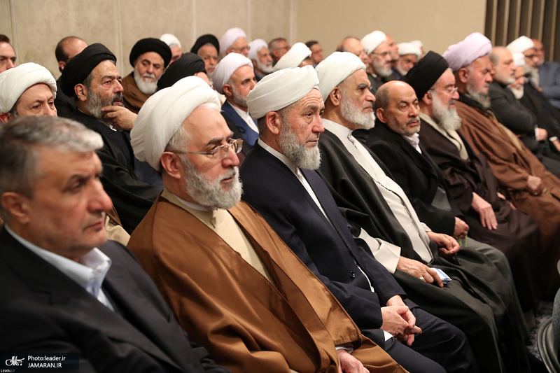 دیدار مسئولان نظام و سفرای کشورهای اسلامی با رهبر معظم انقلاب