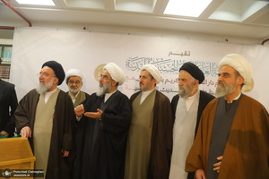 مراسم رونمایی از موسوعه ۶۰ جلدی دانشنامه قرآنی اهل‌بیت (ع) در قم‎