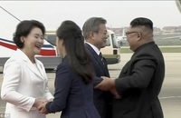 استقبال رهبر کره شمالی از مون جائه