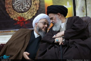 مراسم عزاداری شب شهادت حضرت زهرا(س) در حرم امام خمینی (س)