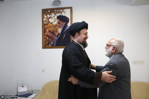 دیدار رئیس کمیته امداد امام خمینی با سید حسن خمینی