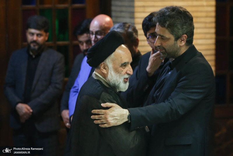 مراسم ختم مادر مهدی طباطبایی