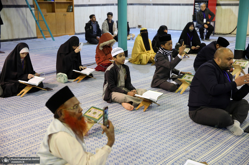 بازدید جمعی از دانش آموزان شرکت کننده هشتمین دوره مسابقات بین المللی دانش آموزی قرآن کریم از جماران