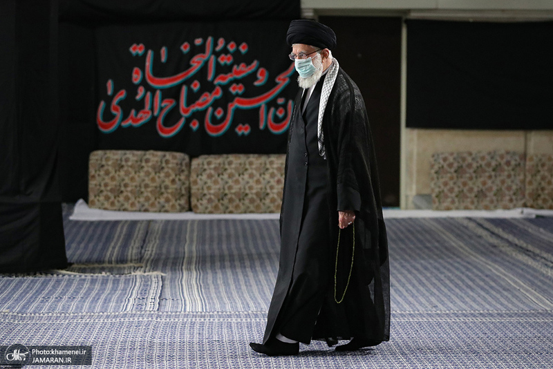 اولین شب مراسم عزاداری حضرت اباعبدالله الحسین (ع) در حسینیه امام خمینی