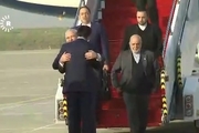 ظریف با استقبال نخست‌وزیر منطقه کردستان عراق وارد اربیل شد