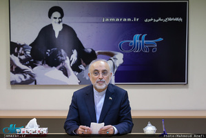 حضور رئیس سازمان انرژی اتمی در پایگاه اطلاع رسانی و خبری جماران