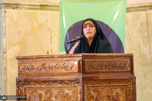 مراسم سالروز میلاد حضرت زهرا(س) و امام خمینی(ره) در حرم مطهر بنیانگذار جمهوری اسلامی ایران