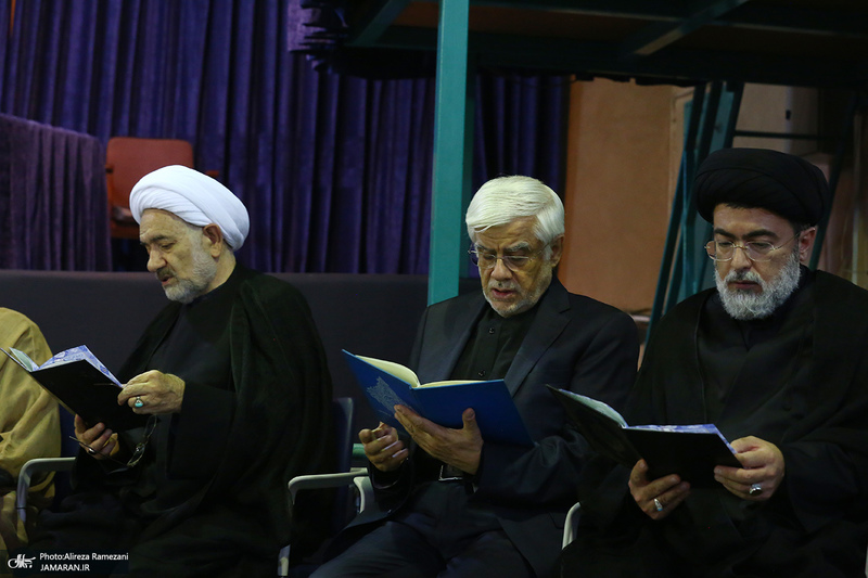 مراسم بزرگداشت آیت الله حسن صانعی (ره) در حسینیه جماران -2