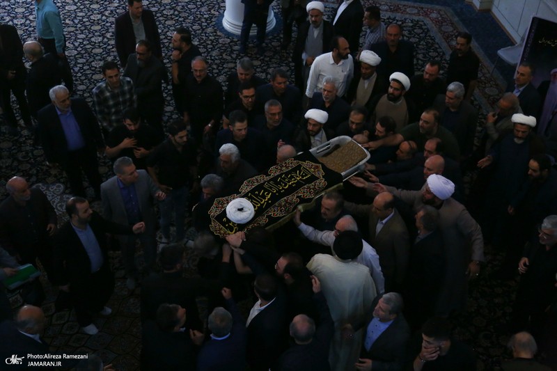 مراسم تشییع پیکر حجت الاسلام و المسلمین علی اصغر رحمانی خلیلی