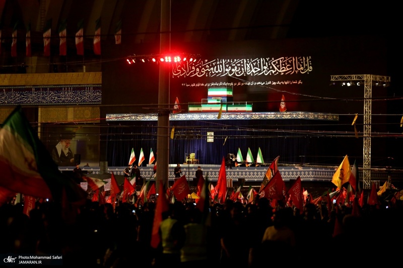 مراسم وداع با رهبر شهید انقلاب در مصلی تهران- 6
