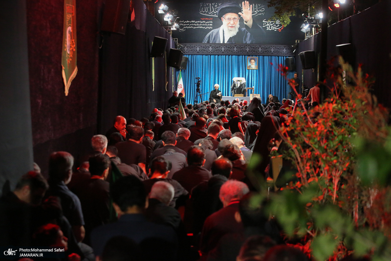 مراسم عزاداری امام حسین (ع) در خیابان کشور دوست