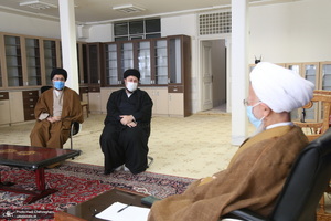 دیدار سید حسن خمینی با آیت الله العظمی جوادی آملی