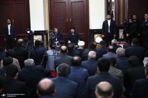 دیدار رئیس، مدیران و کارکنان ستاد اجرایی فرمان امام (ره) با سید حسن خمینی