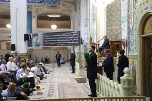 مراسم بزرگداشت آیت الله العظمی شبیری زنجانی (ره) توسط آیت الله للعظمی مکارم شیرازی