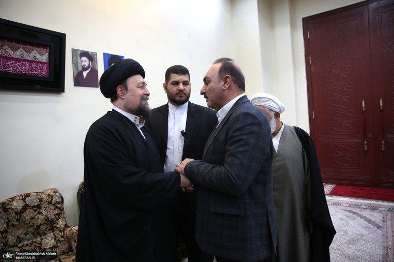 حاشیه دیدار نمایندگان مجلس با سید حسن خمینی