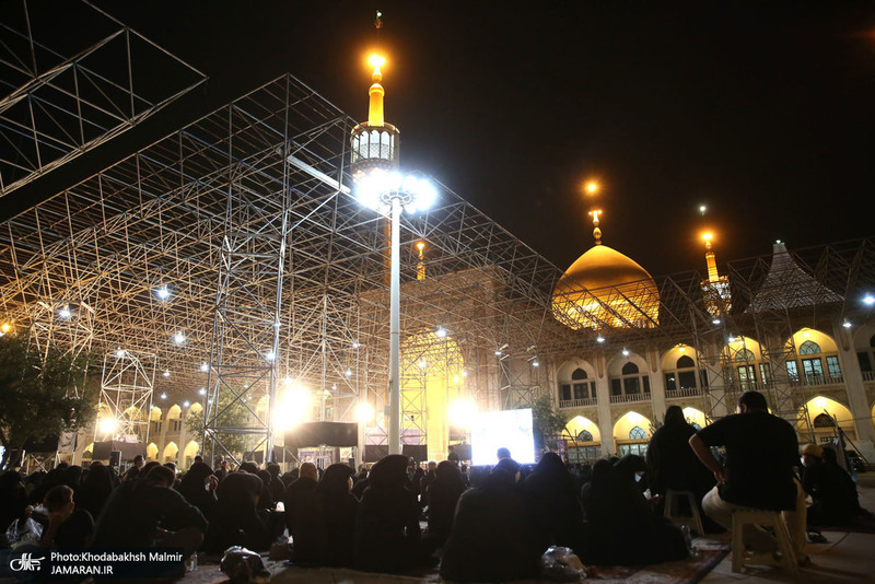 مراسم عزاداری شب عاشورای حسینی(ع) در حرم مطهر امام خمینی(س)